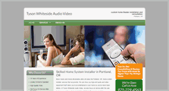 Desktop Screenshot of portlandhomeaudiosystems.com